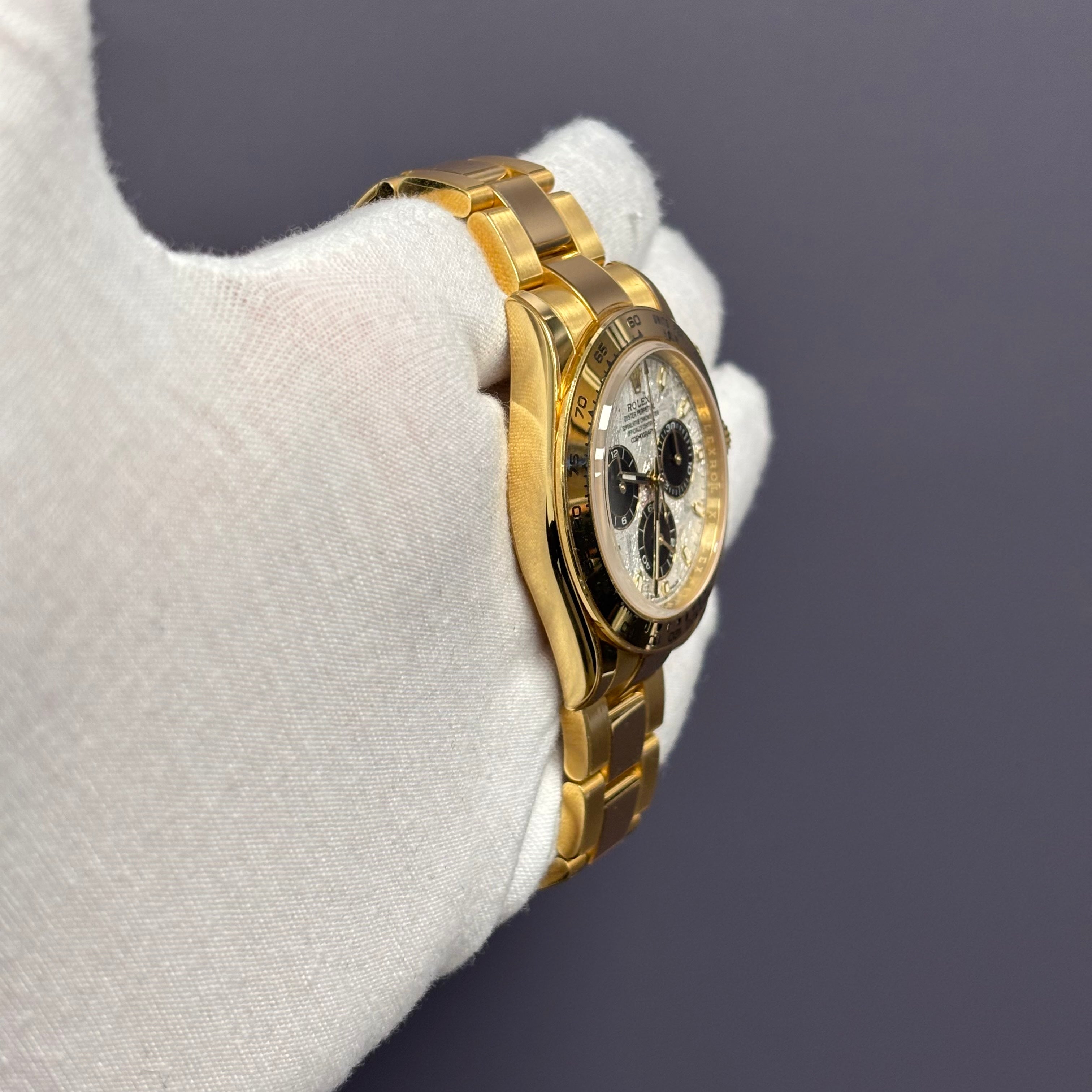 Rolex Daytona 40mm Meteorite Dial Watch Ref# 116508 - Happy Jewelers Fine Jewelry Lifetime Warranty