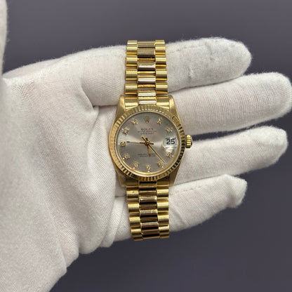 Rolex Datejust 31mm Silver Dial Watch Ref# 68278 - Happy Jewelers Fine Jewelry Lifetime Warranty