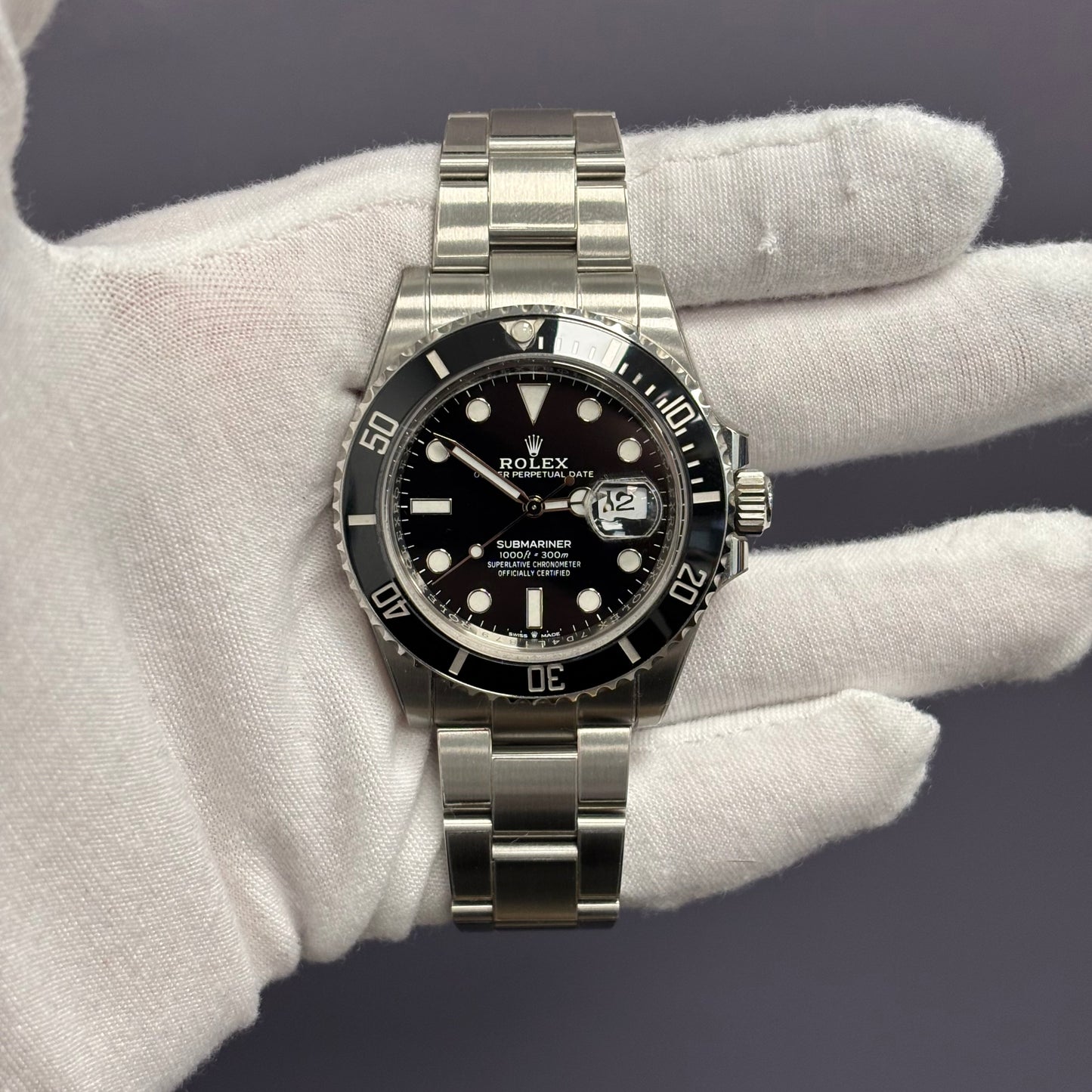 Rolex Submariner 41mm Black Dot Dial Watch Ref# 126610LN