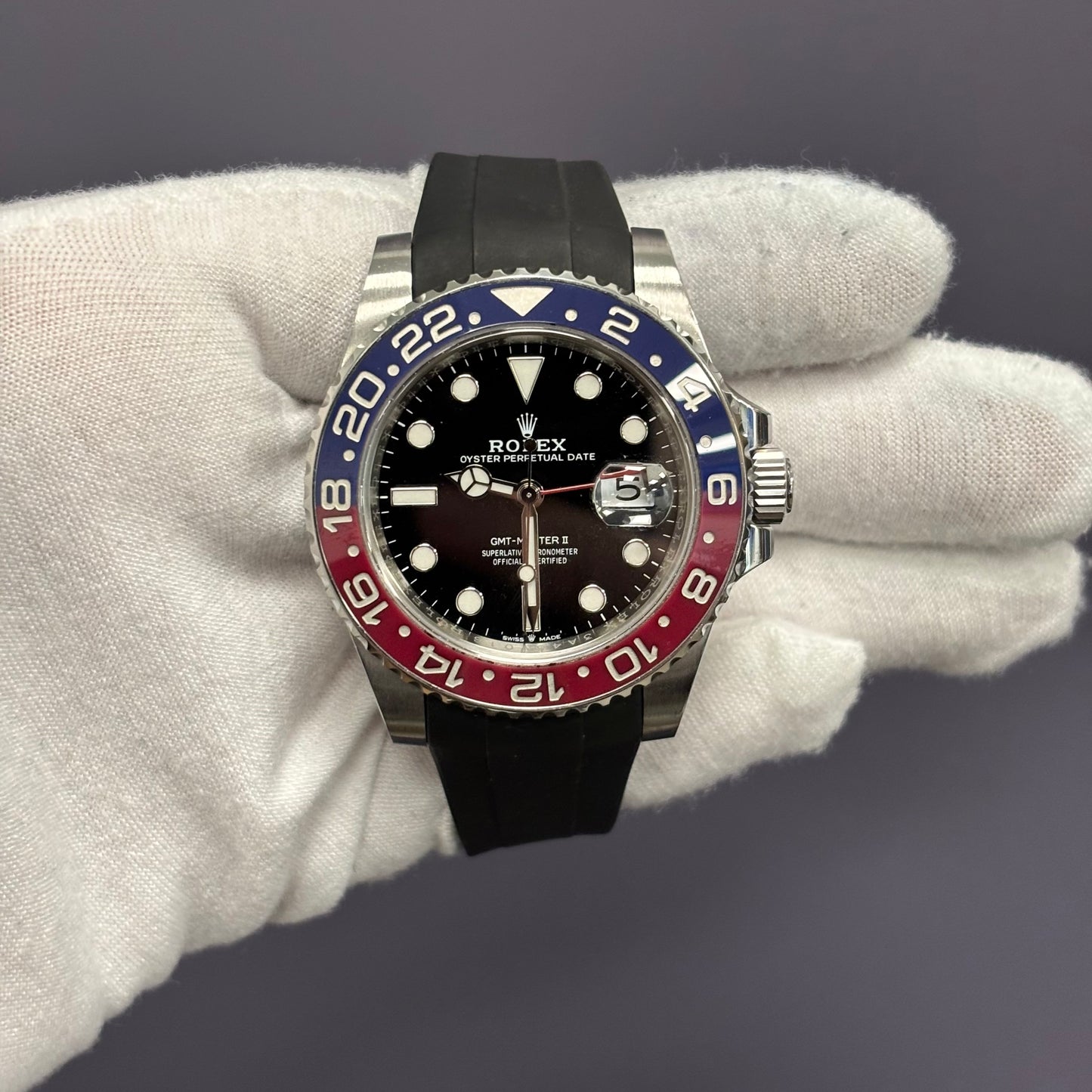 Rolex GMT-Master II 40mm Black Dial Watch Ref# 126710BLRO