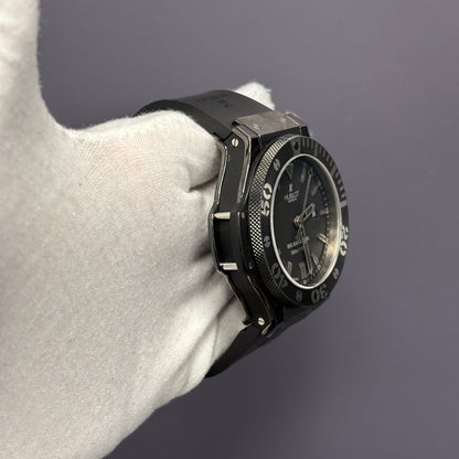 Hublot Big Bang 48mm Black Dial Watch Ref# 322.CM.1110.RX - Happy Jewelers Fine Jewelry Lifetime Warranty