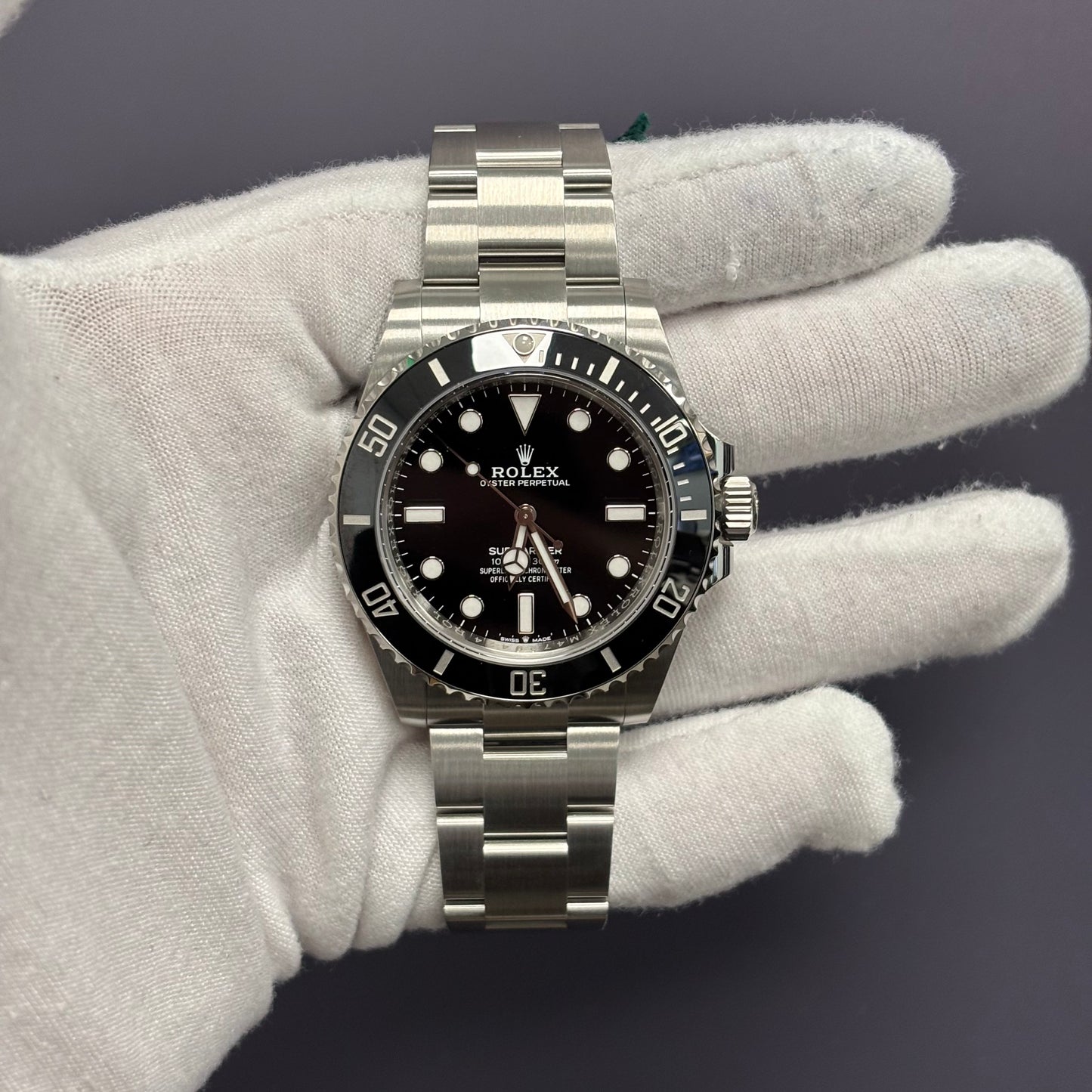 Rolex Submariner 41mm Black Dial Watch Ref# 124060