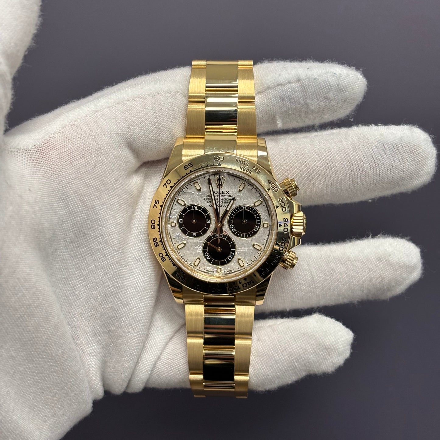 Rolex Daytona 40mm Meteorite Dial Watch Ref# 116508