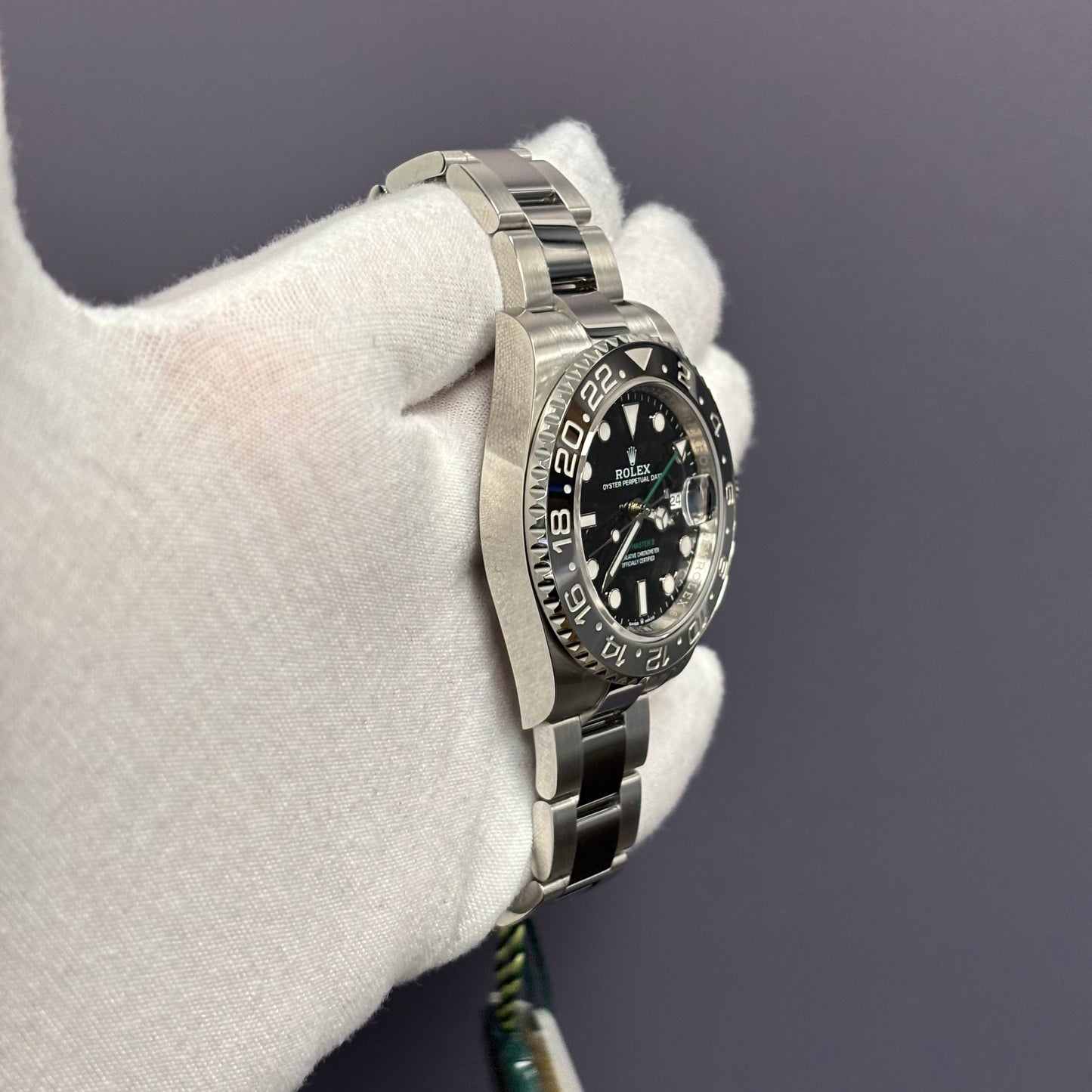 Rolex GMT-Master II 40mm Black Dial Ref# 126710GRNR