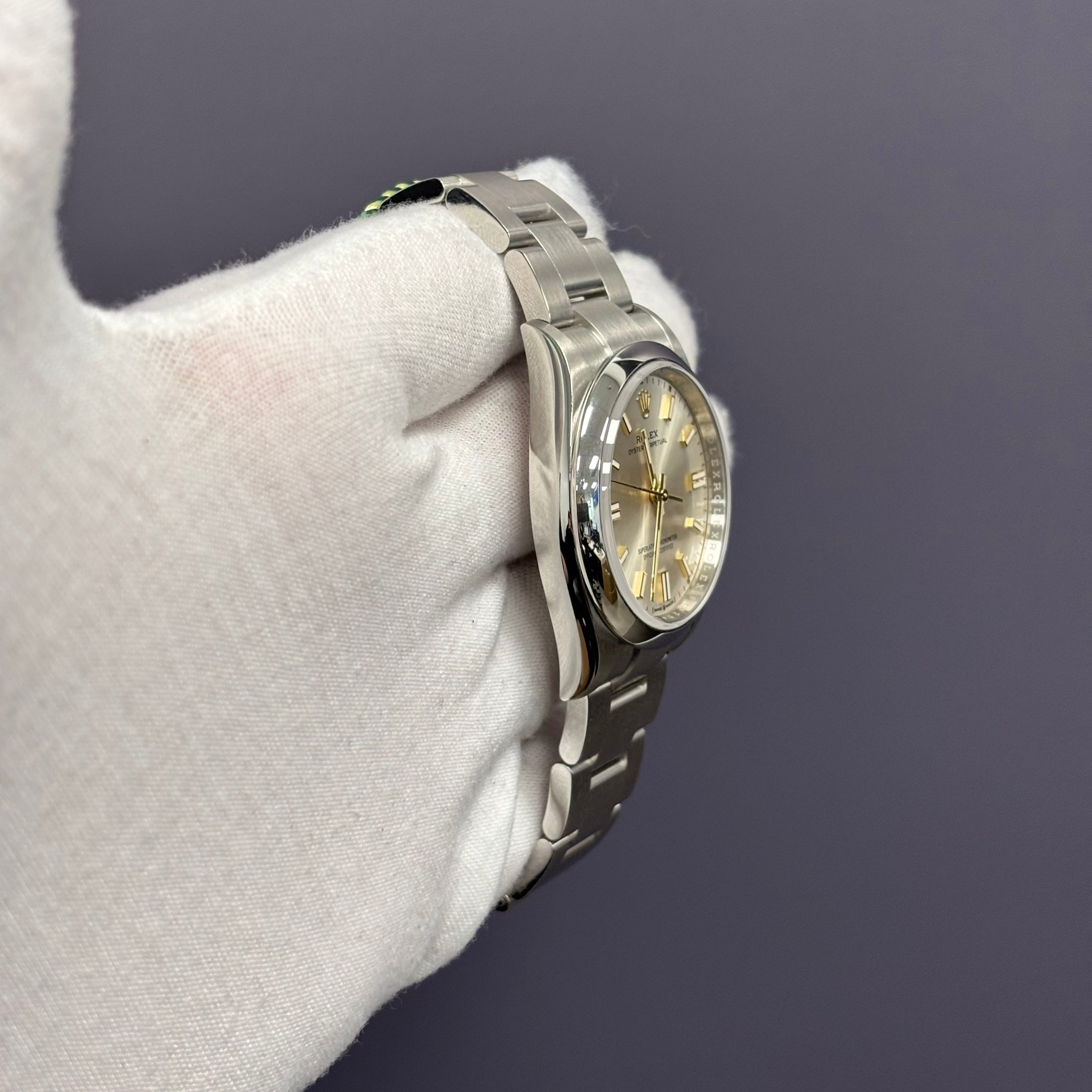 Rolex Oyster Perpetual 36mm Silver Dial Watch Ref# 126000 - Happy Jewelers Fine Jewelry Lifetime Warranty