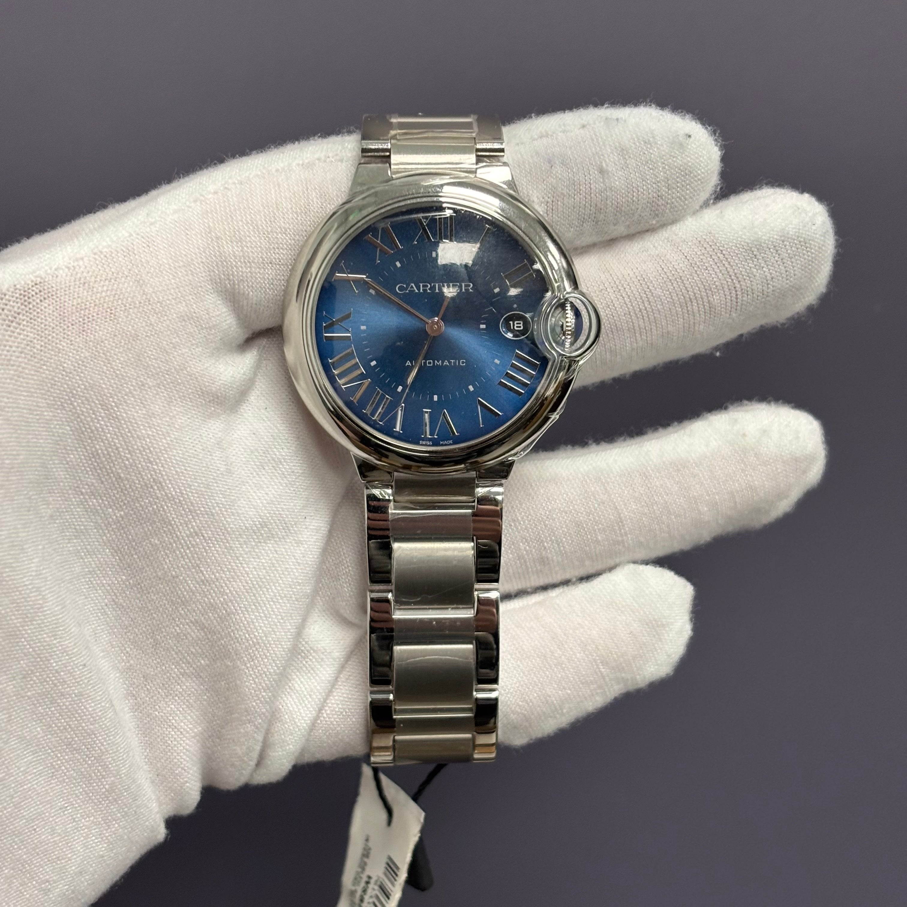 Cartier Ballon Bleu Blue Dial Watch Ref# WSBB0061 - Happy Jewelers Fine Jewelry Lifetime Warranty