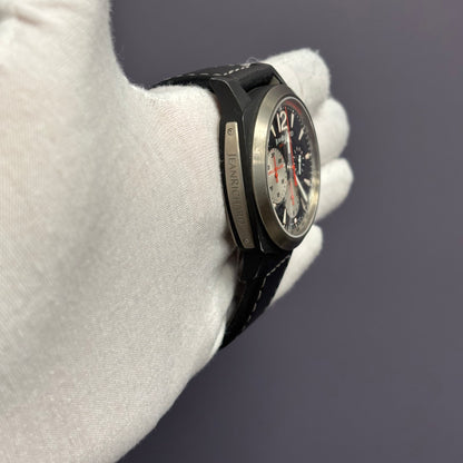 JeanRichard Chronoscope 44mm Carbon Dial Watch Ref# 65120 - Happy Jewelers Fine Jewelry Lifetime Warranty