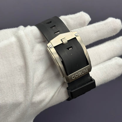 Corum Admirals 46mm Black Dial Watch Ref# 01.0076 - Happy Jewelers Fine Jewelry Lifetime Warranty