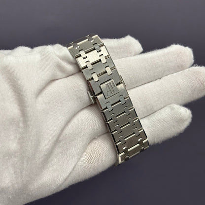 Audemars Piguet Royal Oak 41mm White Dial Watch Ref# 26240ST.OO.1320ST.07 - Happy Jewelers Fine Jewelry Lifetime Warranty