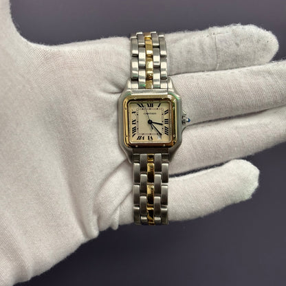 Cartier Panthere 27mm Ivory Roman Dial Watch Ref# 183949 - Happy Jewelers Fine Jewelry Lifetime Warranty