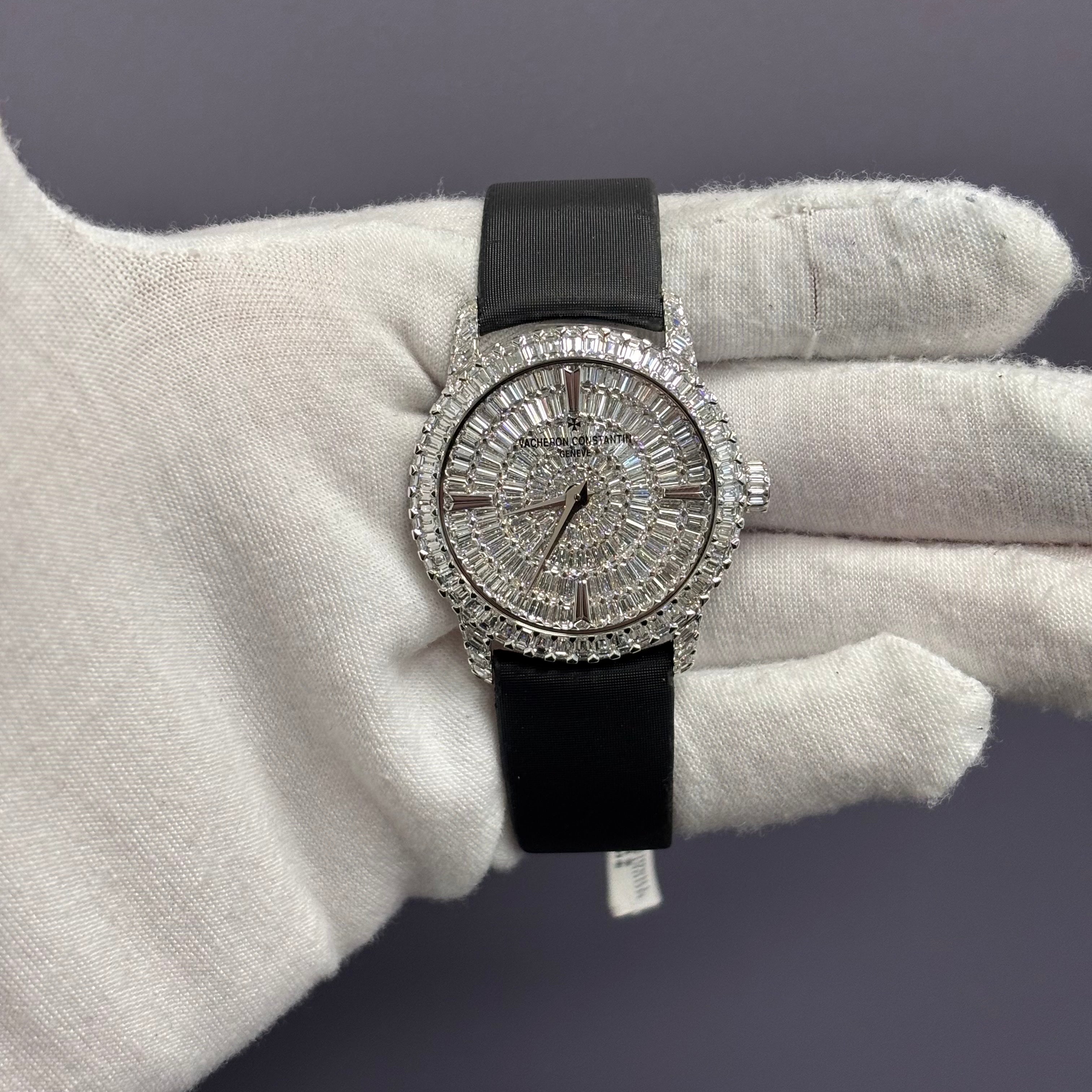 Vacheron Constantin Traditionelle 35mm Diamond Dial Watch Ref# 81760/000G-9862 - Happy Jewelers Fine Jewelry Lifetime Warranty