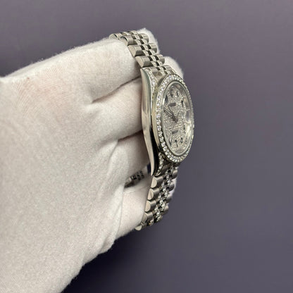 Rolex Datejust 41mm Pave Dial Watch Ref# 126300 - Happy Jewelers Fine Jewelry Lifetime Warranty