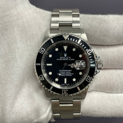 Rolex Submariner 40mm Black Dial Watch Ref# 16610LN - Happy Jewelers Fine Jewelry Lifetime Warranty
