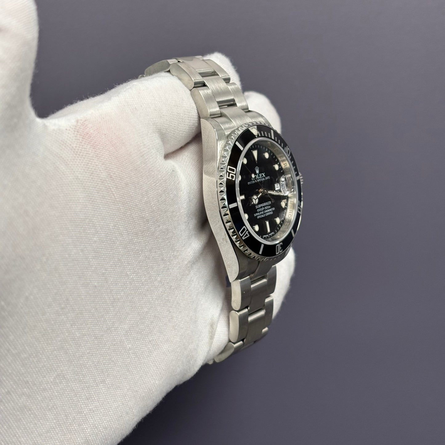 Rolex Submariner 40mm Black Dial Watch Ref# 16610