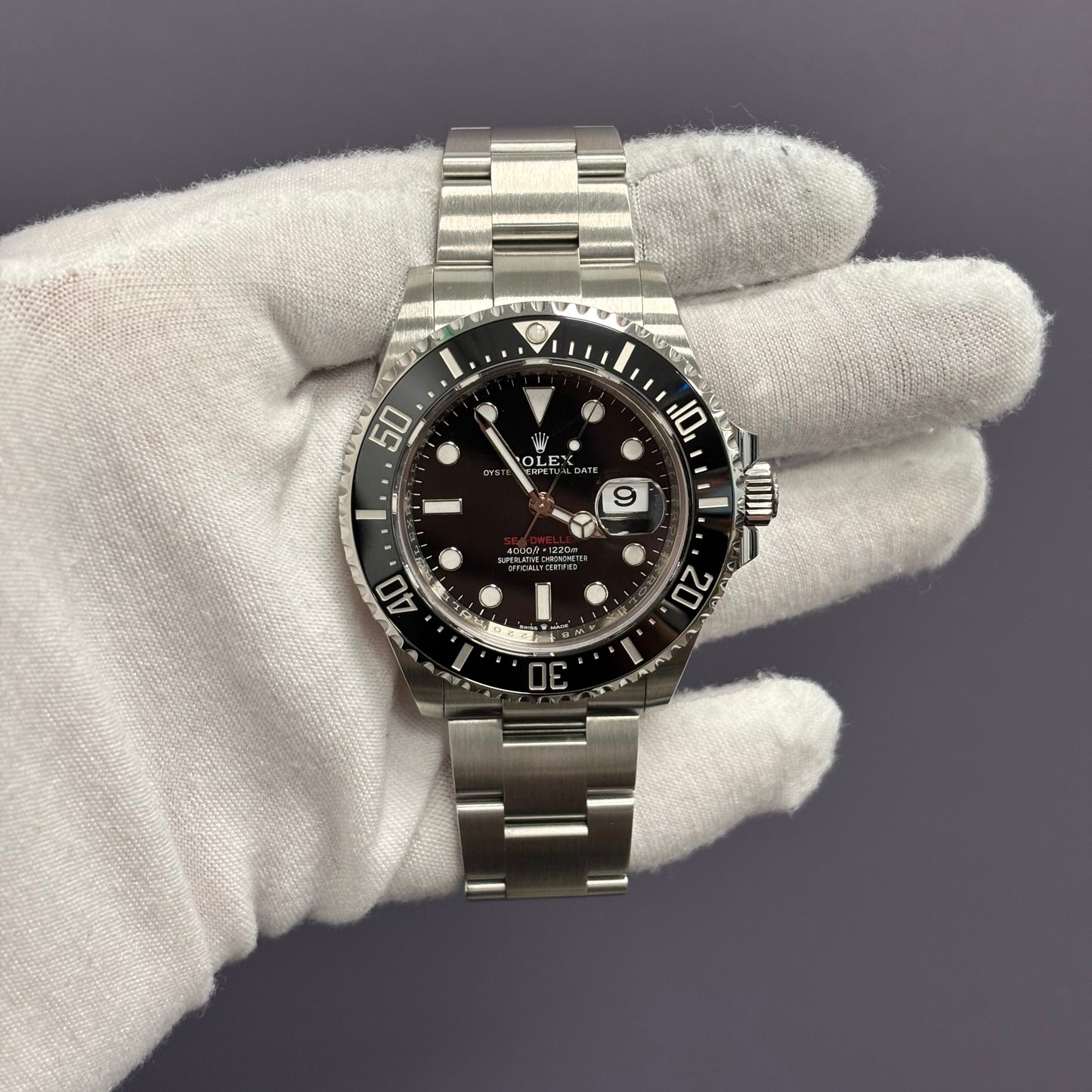 Rolex Sea-Dweller 43mm Black Dial Watch Ref# 126600