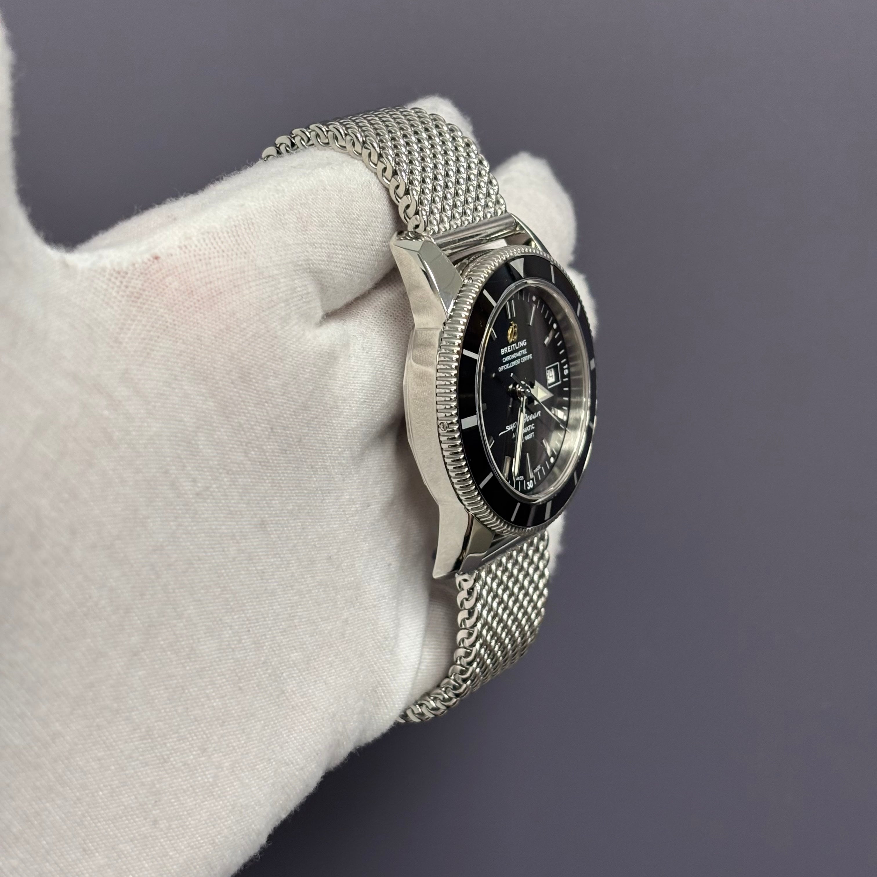 Breitling Superocean 42mm Black Dial Watch Ref# A1732124 - Happy Jewelers Fine Jewelry Lifetime Warranty