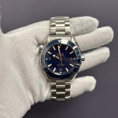 Omega Seamaster 43.5mm Blue Dial Watch Ref# 215.30.44.21.03.001 - Happy Jewelers Fine Jewelry Lifetime Warranty