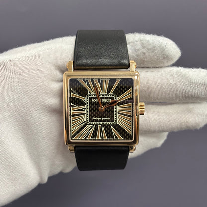 Roger Dubuis Golden Square 40mm Black Dial Watch Ref# G40 14 5 G99.72 - Happy Jewelers Fine Jewelry Lifetime Warranty