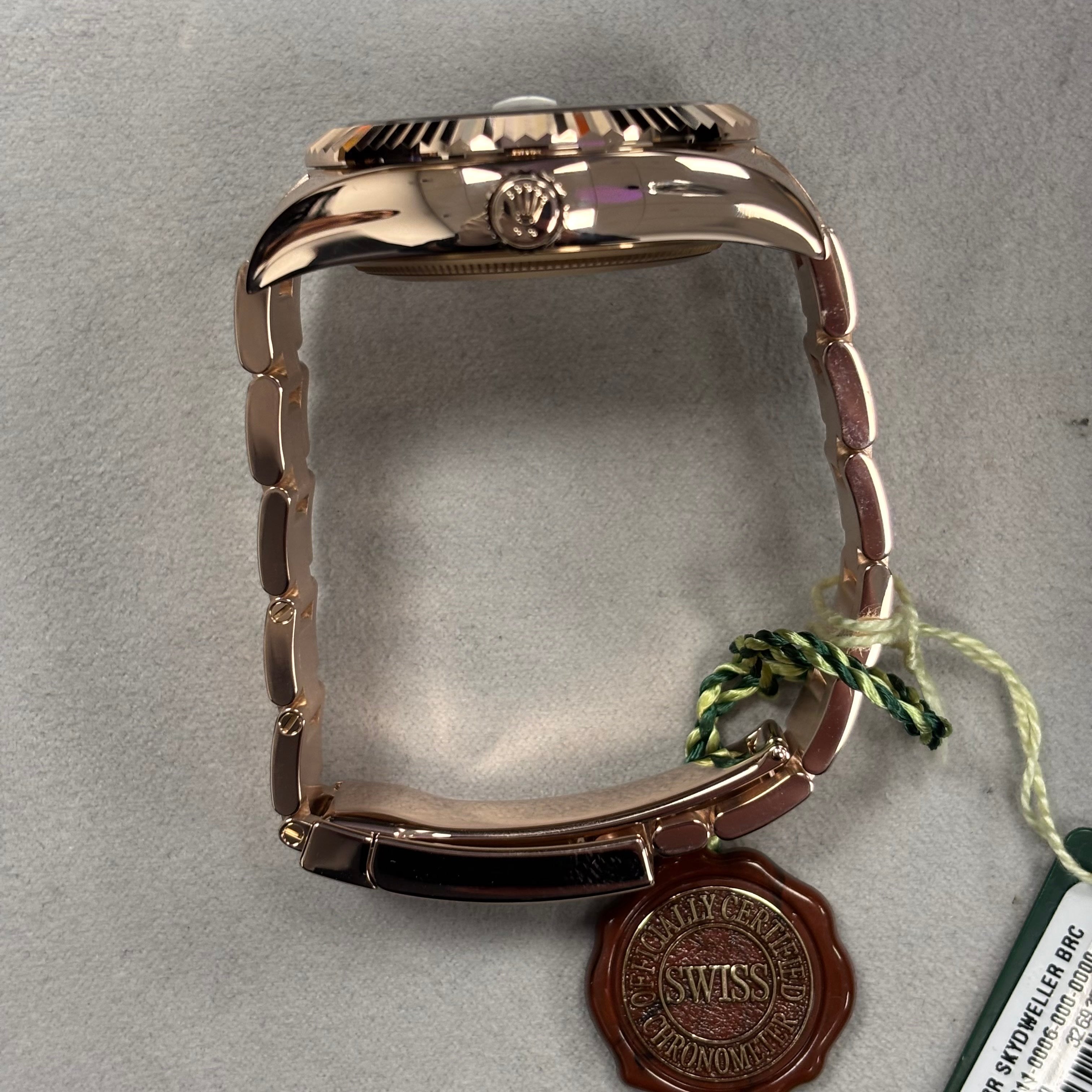 Rolex Sky-Dweller 42mm Pink Dial Watch Ref# 326935 - Happy Jewelers Fine Jewelry Lifetime Warranty