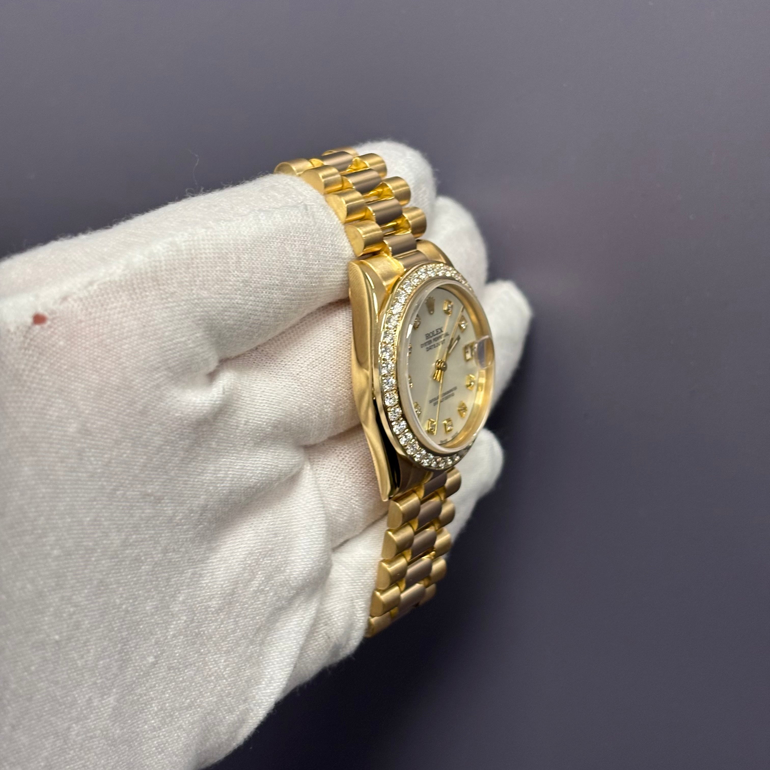 Rolex Datejust 31mm Custom MOP Dial Watch Ref# 68278 - Happy Jewelers Fine Jewelry Lifetime Warranty