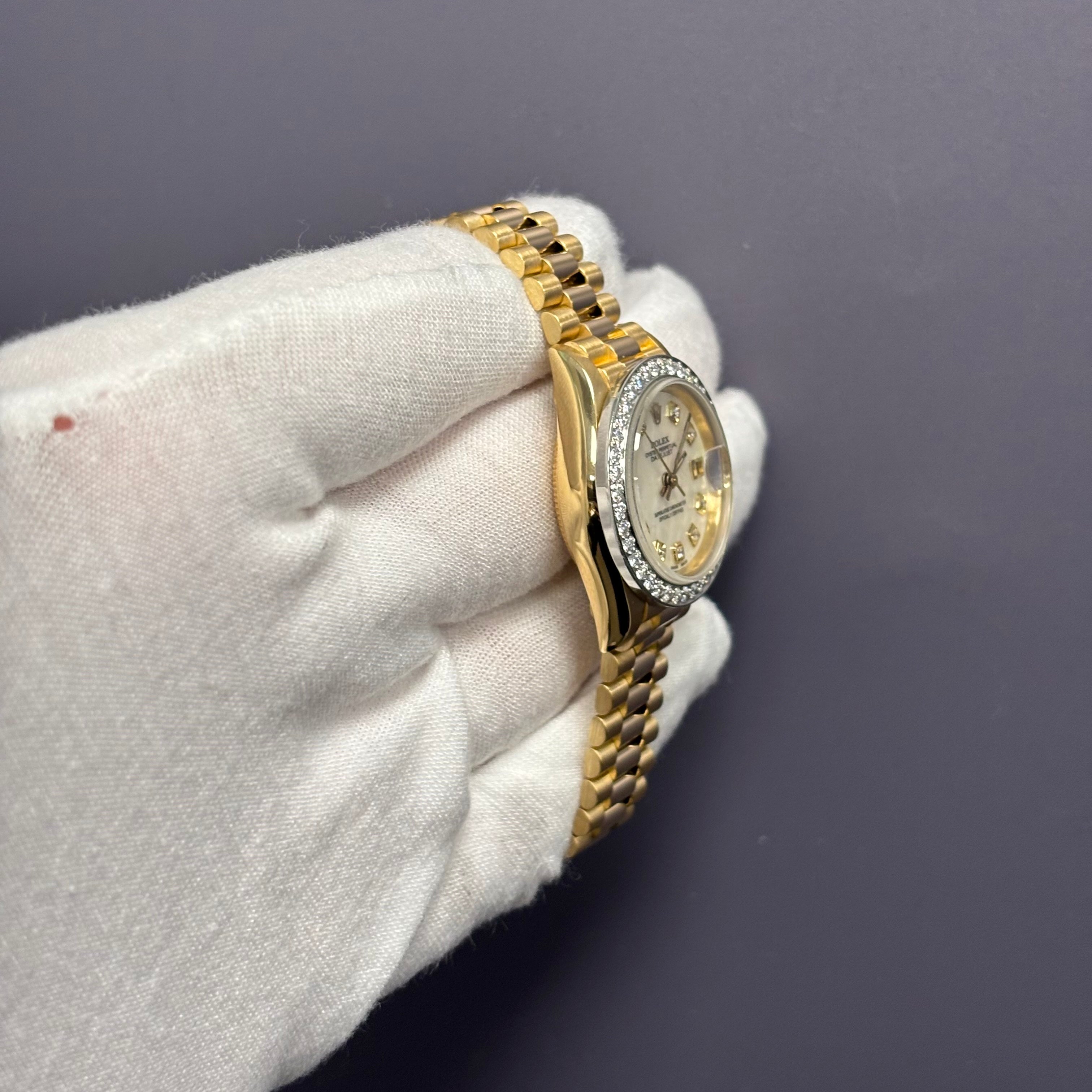 Rolex Datejust 26mm MOP Watch Dial Watch Ref# 69178 - Happy Jewelers Fine Jewelry Lifetime Warranty