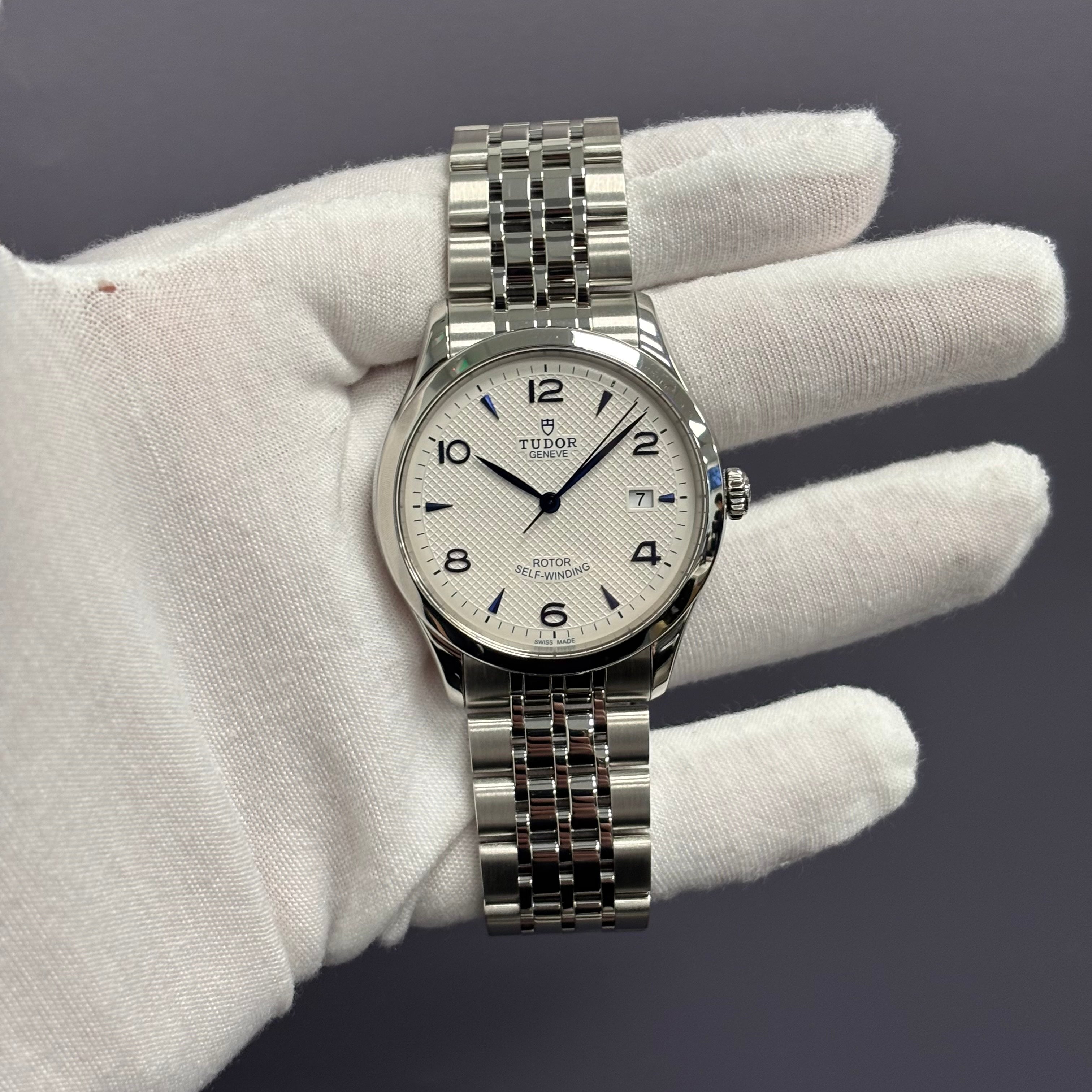 Tudor 1926 36mm White Dial Watch Ref# 91550 - Happy Jewelers Fine Jewelry Lifetime Warranty