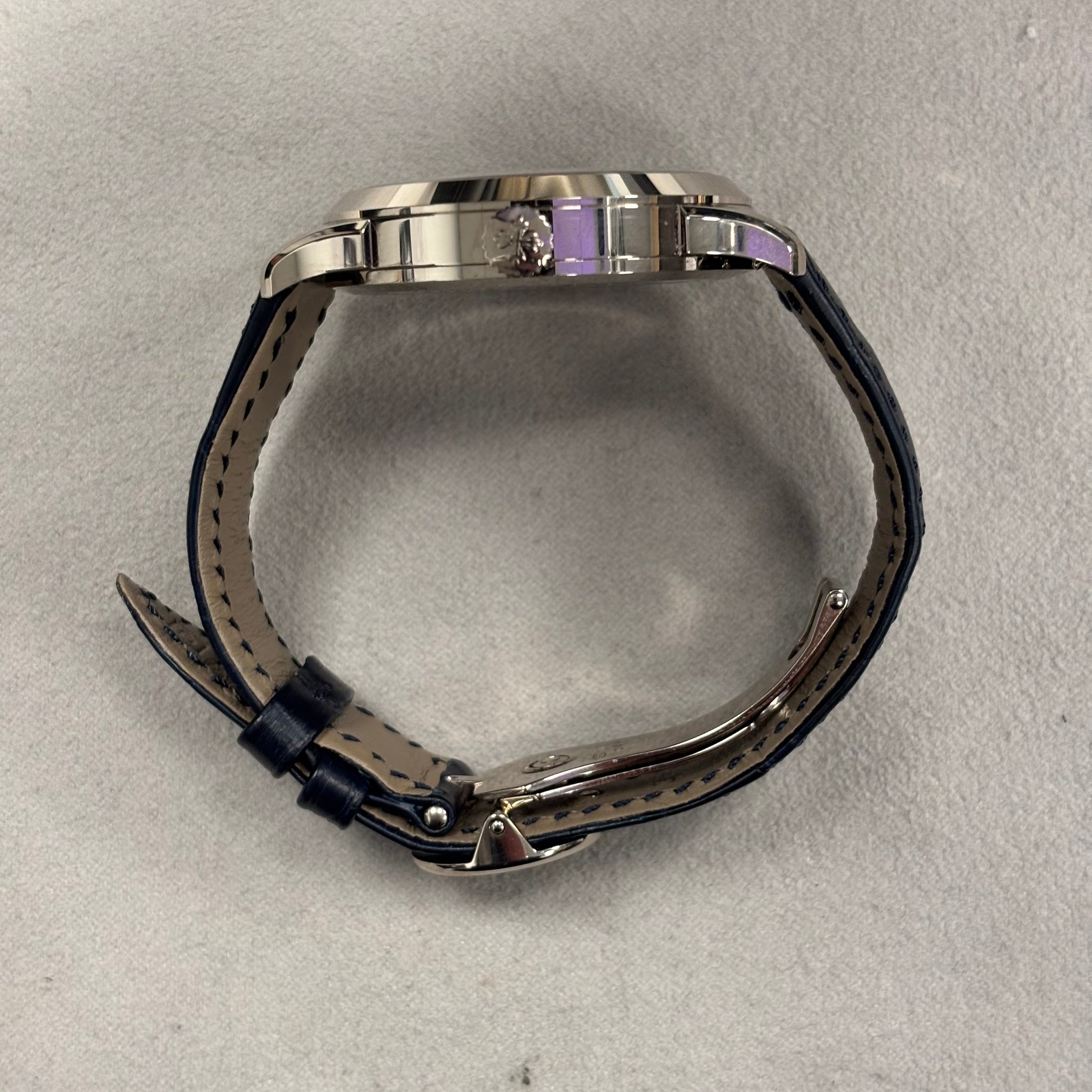 Patek Philippe World Time 38mm Blue Dial Watch Ref# 5231G-001 - Happy Jewelers Fine Jewelry Lifetime Warranty