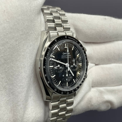 Omega Speedmaster 42mm Black Dial Watch Ref# 310.30.42.50.01.002 - Happy Jewelers Fine Jewelry Lifetime Warranty