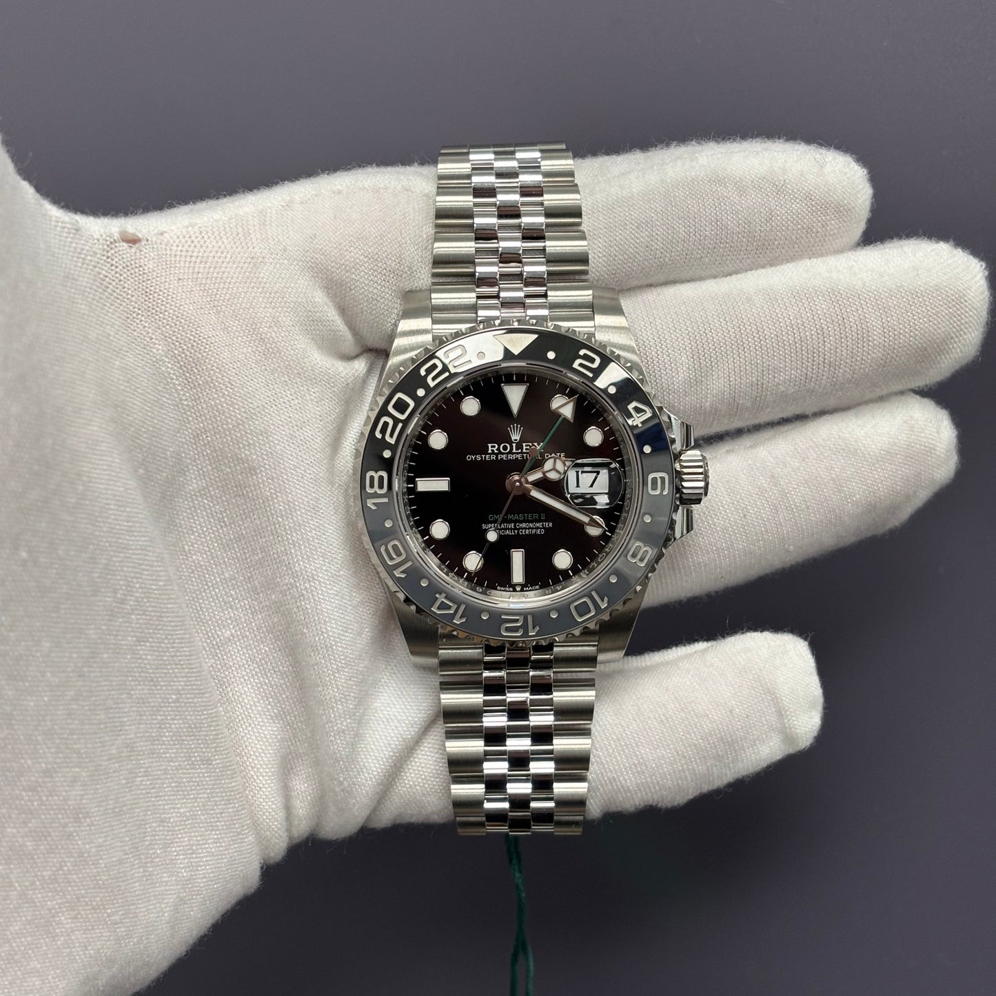 Rolex GMT-Master II 40mm Black Dial Ref# 126710GRNR