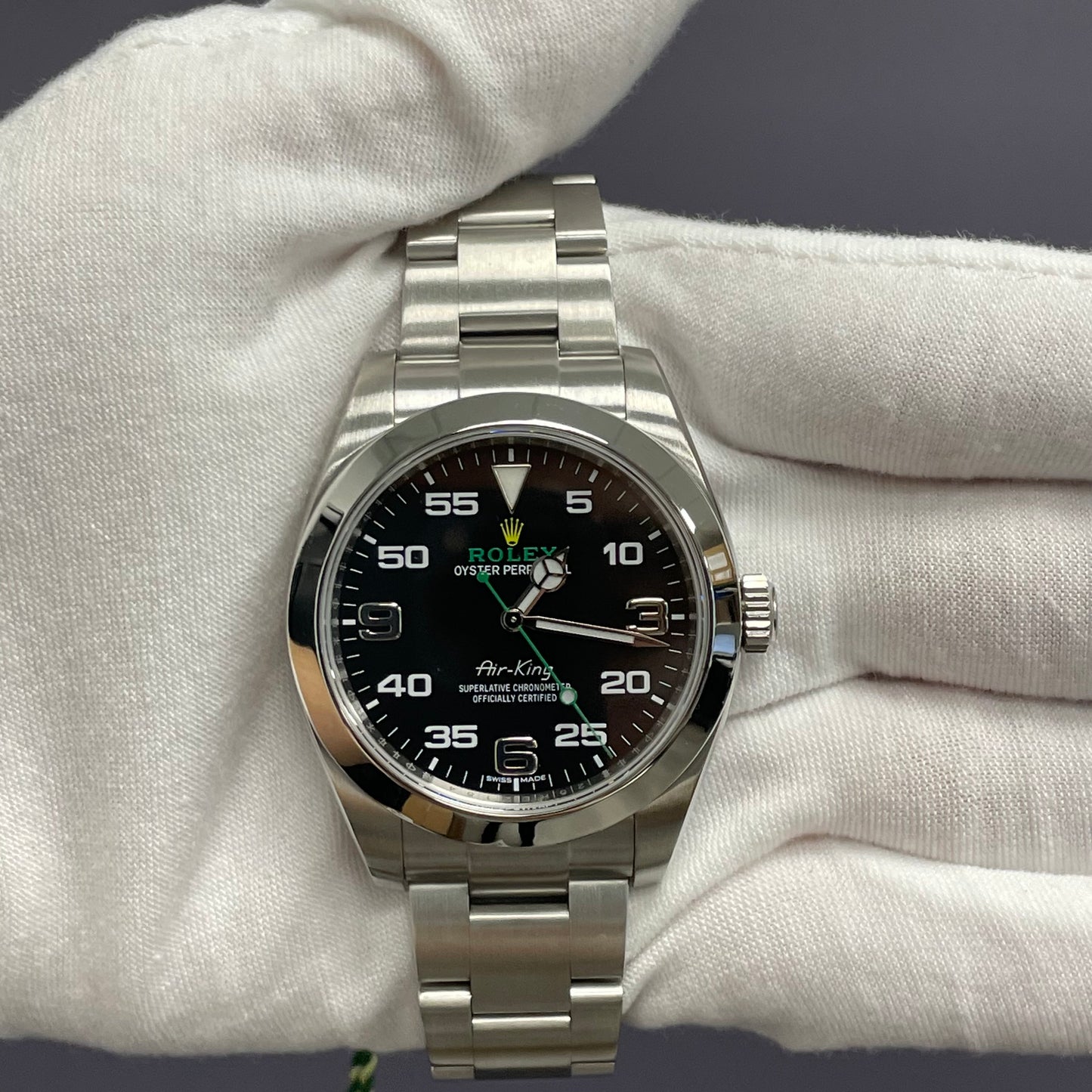 Rolex Air-King 40mm Black Dial Watch Ref# 116900