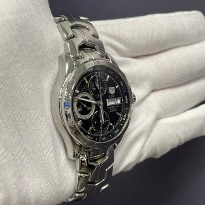 Tag Heuer Link Calibre 16 42mm Black Dial Watch Ref# CJF211A.BA0594 - Happy Jewelers Fine Jewelry Lifetime Warranty