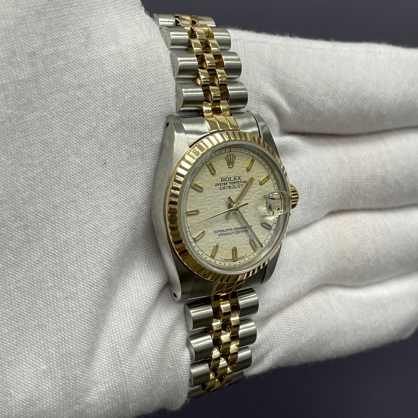 Rolex Datejust 31mm Champagne Dial Watch Ref# 68273