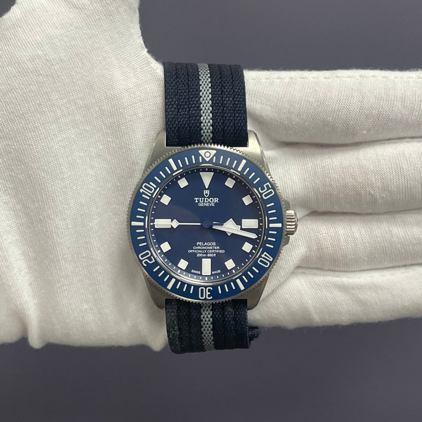 Tudor Pelagos 42mm Blue Dial Watch Ref# 25707B/21