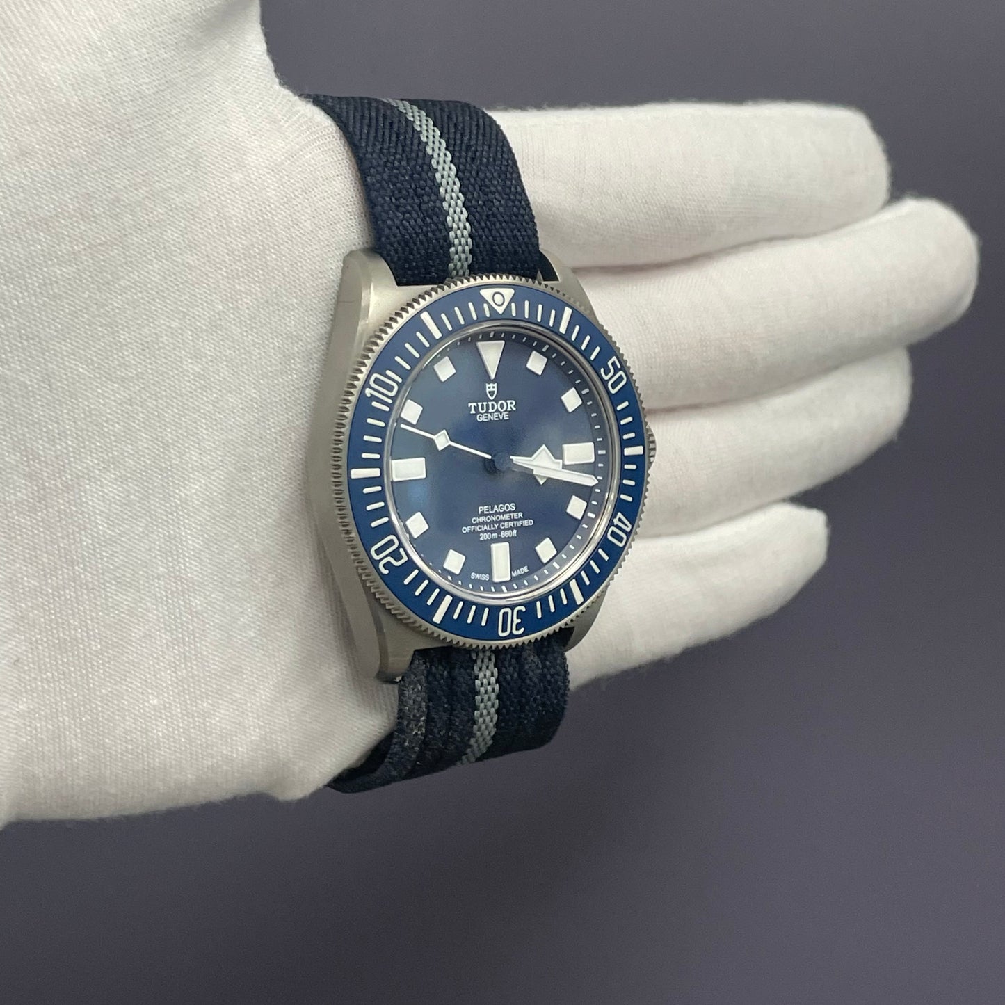 Tudor Pelagos 42mm Blue Dial Watch Ref# 25707B/21