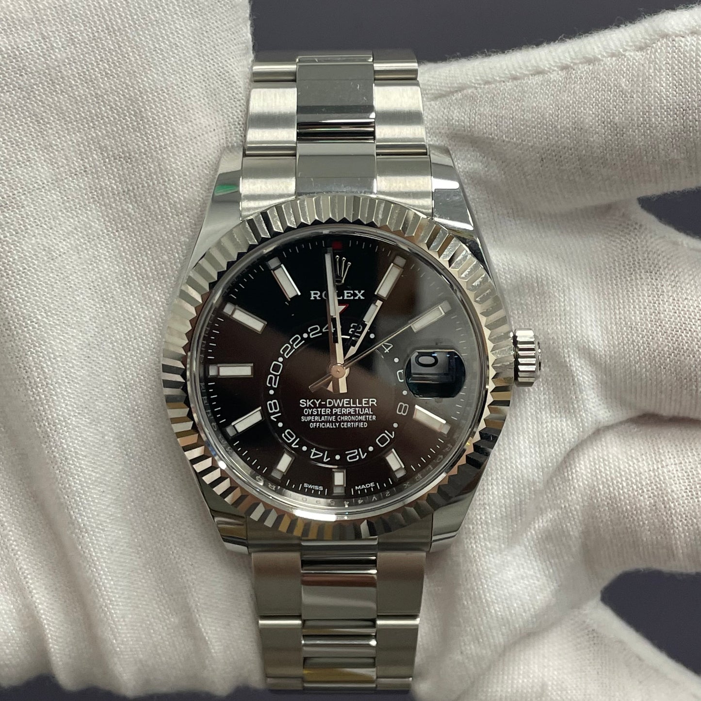 Rolex Sky-Dweller 42mm Black Dial Ref# 326934