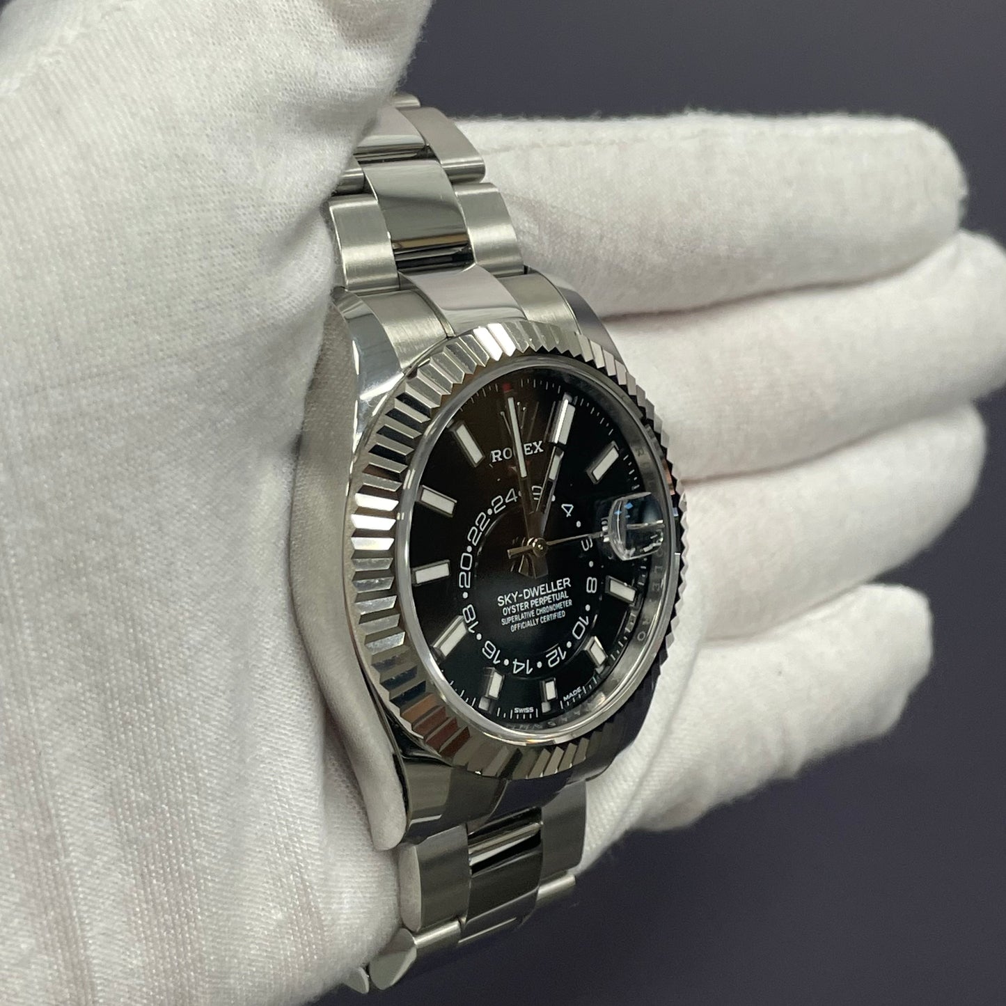 Rolex Sky-Dweller 42mm Black Dial Ref# 326934