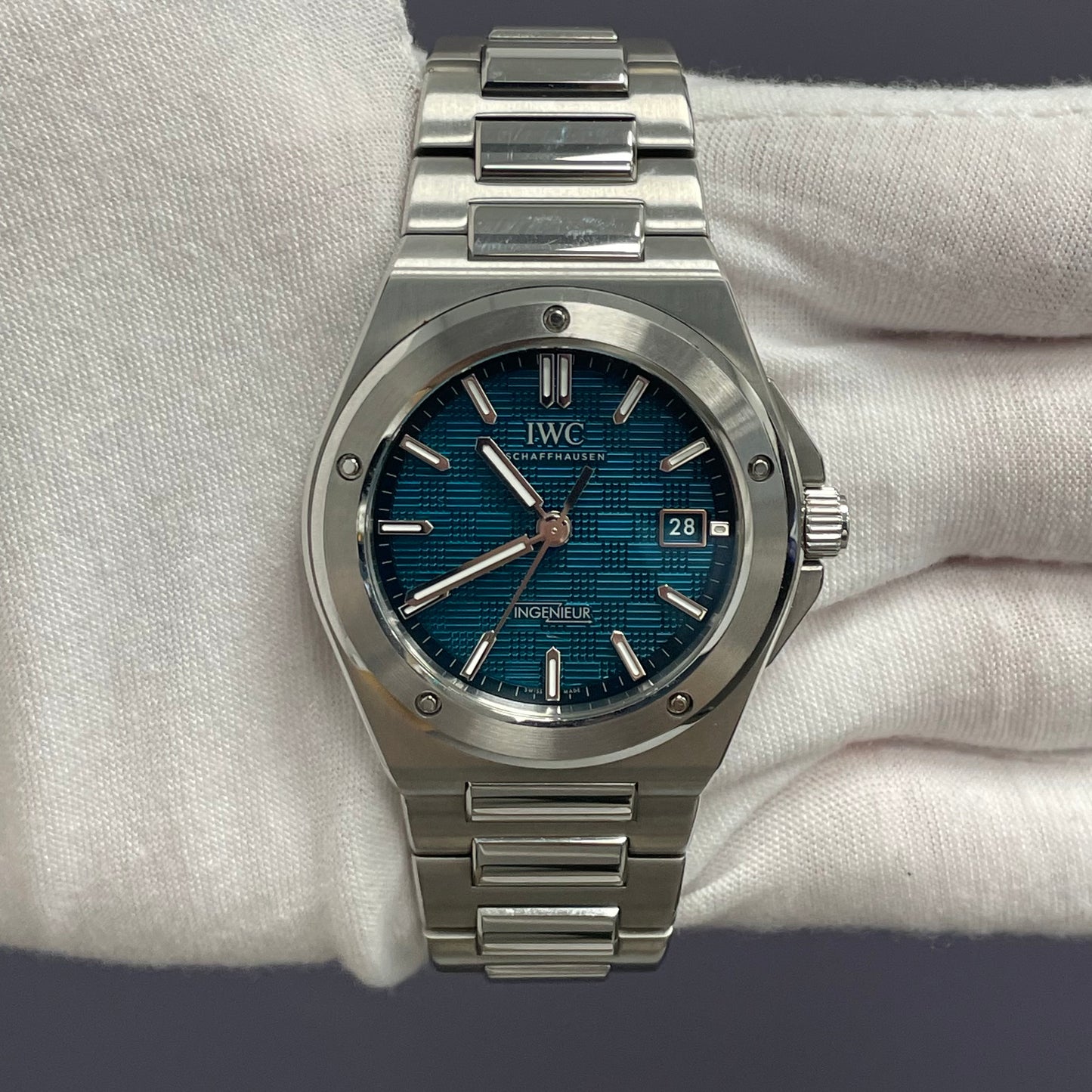 IWC Ingenieur 40mm Blue Dial Watch Ref# IW328903