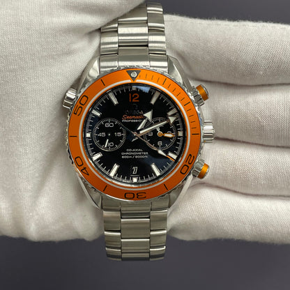 Omega Seamaster 45.5mm Black Dial Watch Ref# 232.30.46.51.01.002 - Happy Jewelers Fine Jewelry Lifetime Warranty