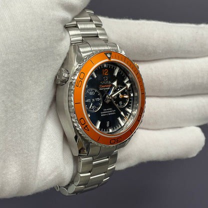 Omega Seamaster 45.5mm Black Dial Watch Ref# 232.30.46.51.01.002 - Happy Jewelers Fine Jewelry Lifetime Warranty