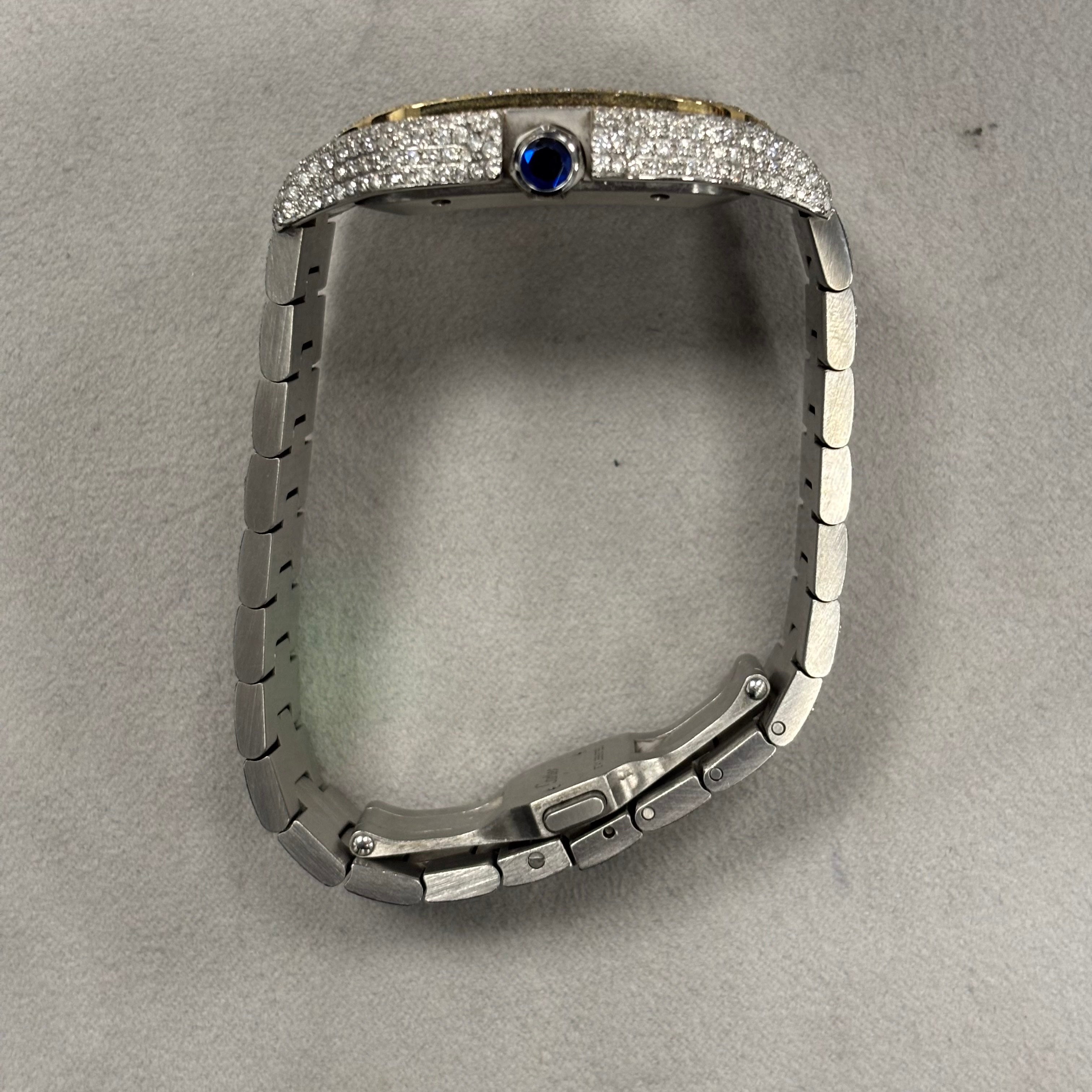 Cartier Santos 40mm Pave Dial Watch Ref# WSSA0009 - Happy Jewelers Fine Jewelry Lifetime Warranty