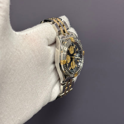Breitling Chronomat 43mm Black Dial Watch Ref# B13356 - Happy Jewelers Fine Jewelry Lifetime Warranty