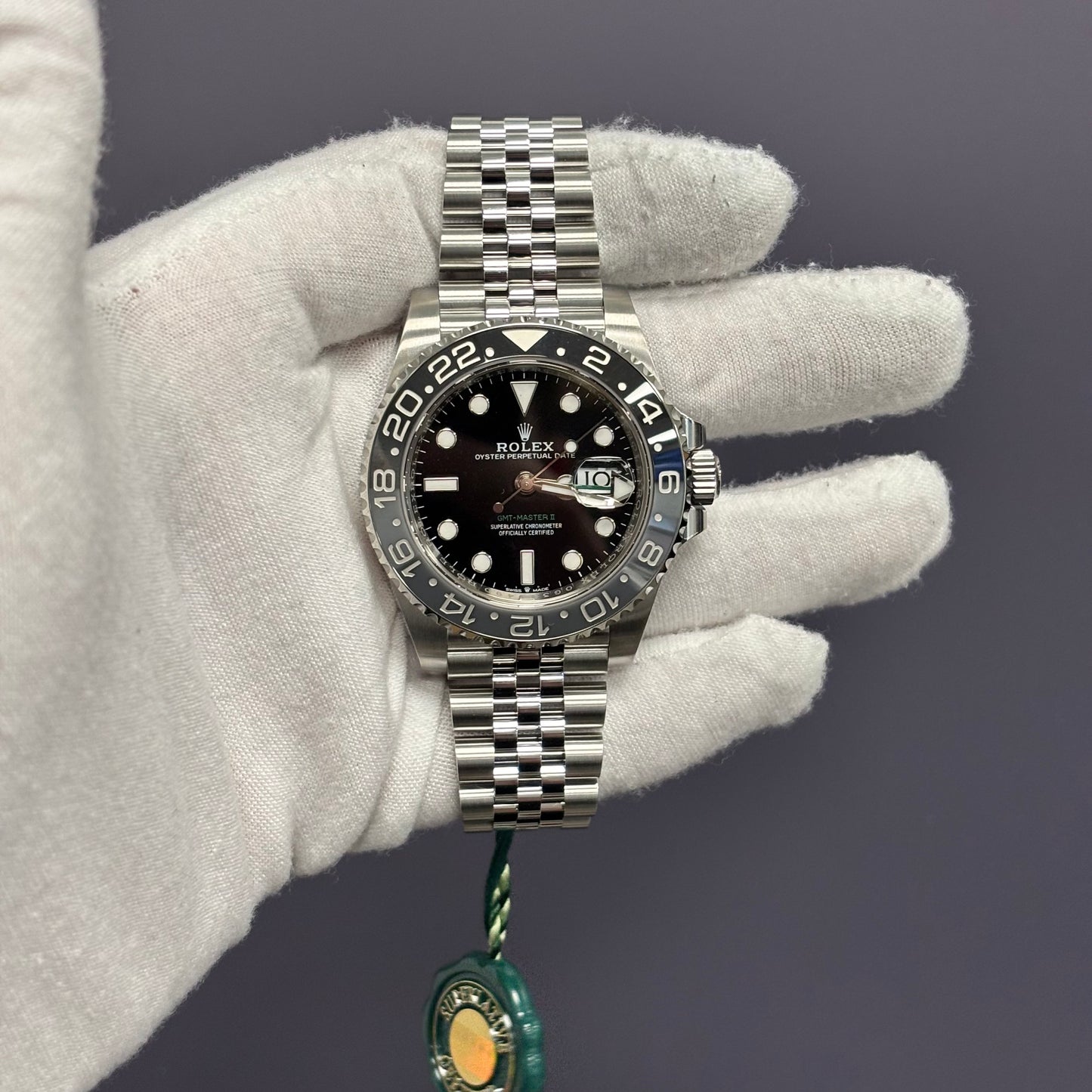 Rolex GMT-Master II 40mm Black Dial Ref# 126710GRNR