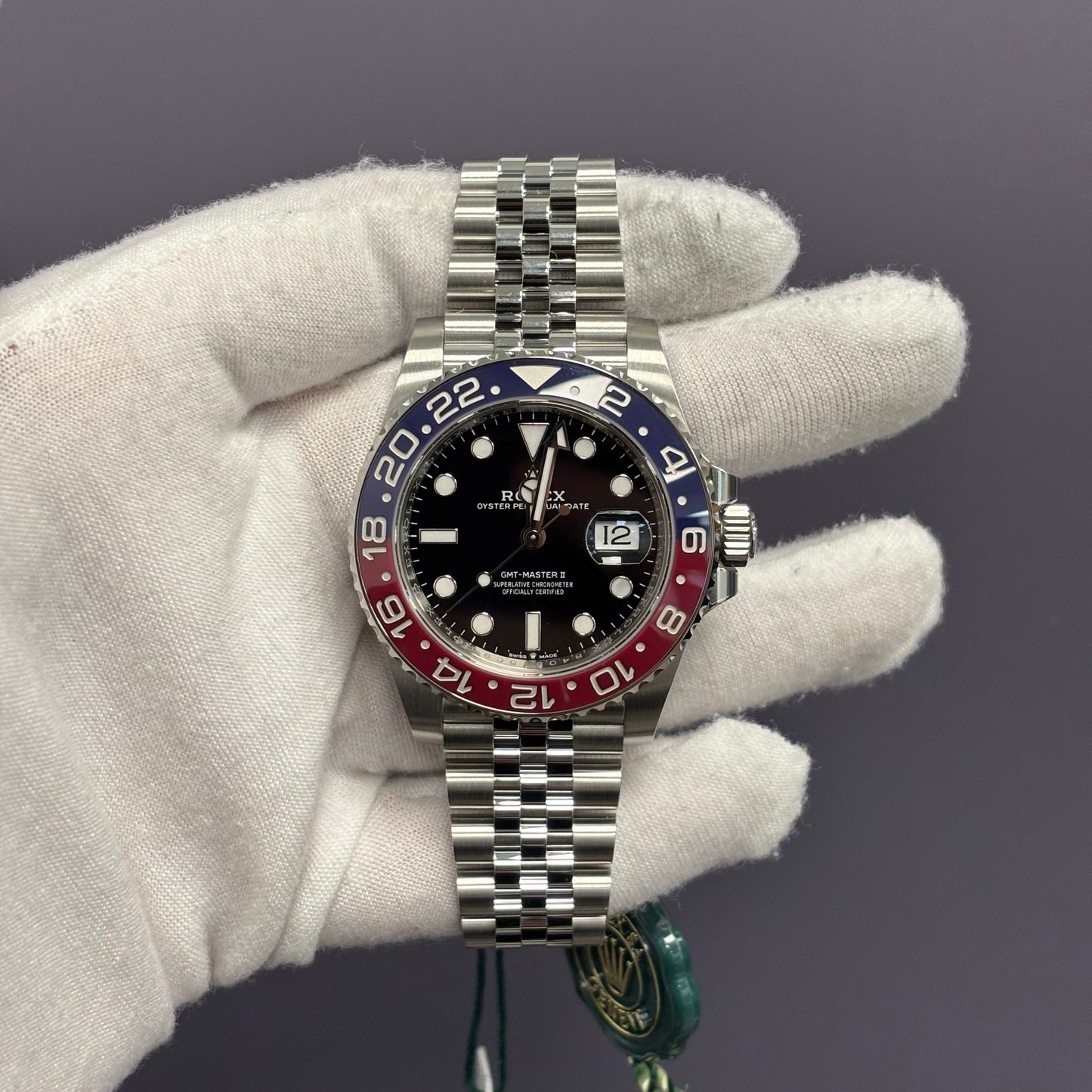 Rolex GMT-Master II 40mm Black Dial Watch Ref# 126710BLRO