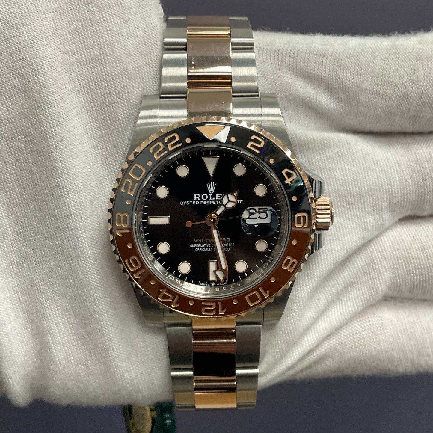 Rolex GMT-Master II 40mm Black Dial Watch Ref# 126711CHNR