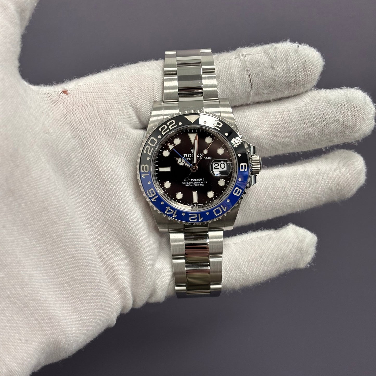 Rolex GMT-Master II 40mm Black Dial Watch Ref# 126710BLNR