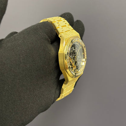 Audemars Piguet Royal Oak 41mm Openwork Dial Watch Ref# 15412BA.ZG.1224BA.01 - Happy Jewelers Fine Jewelry Lifetime Warranty