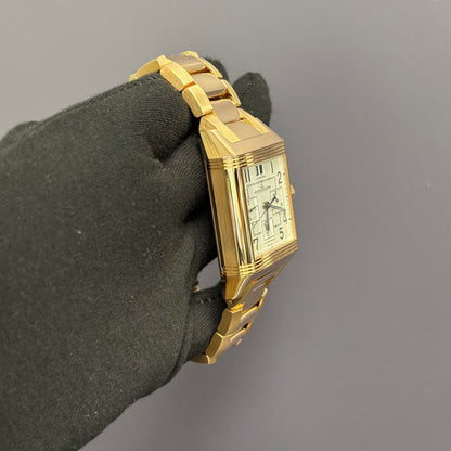 Jaeger-LeCoultre Reverso 35mm White Dial Watch Ref# Q7012120 - Happy Jewelers Fine Jewelry Lifetime Warranty