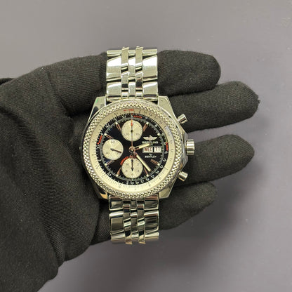 Breitling Bentley 43mm Black Dial Watch Ref# A13362 - Happy Jewelers Fine Jewelry Lifetime Warranty