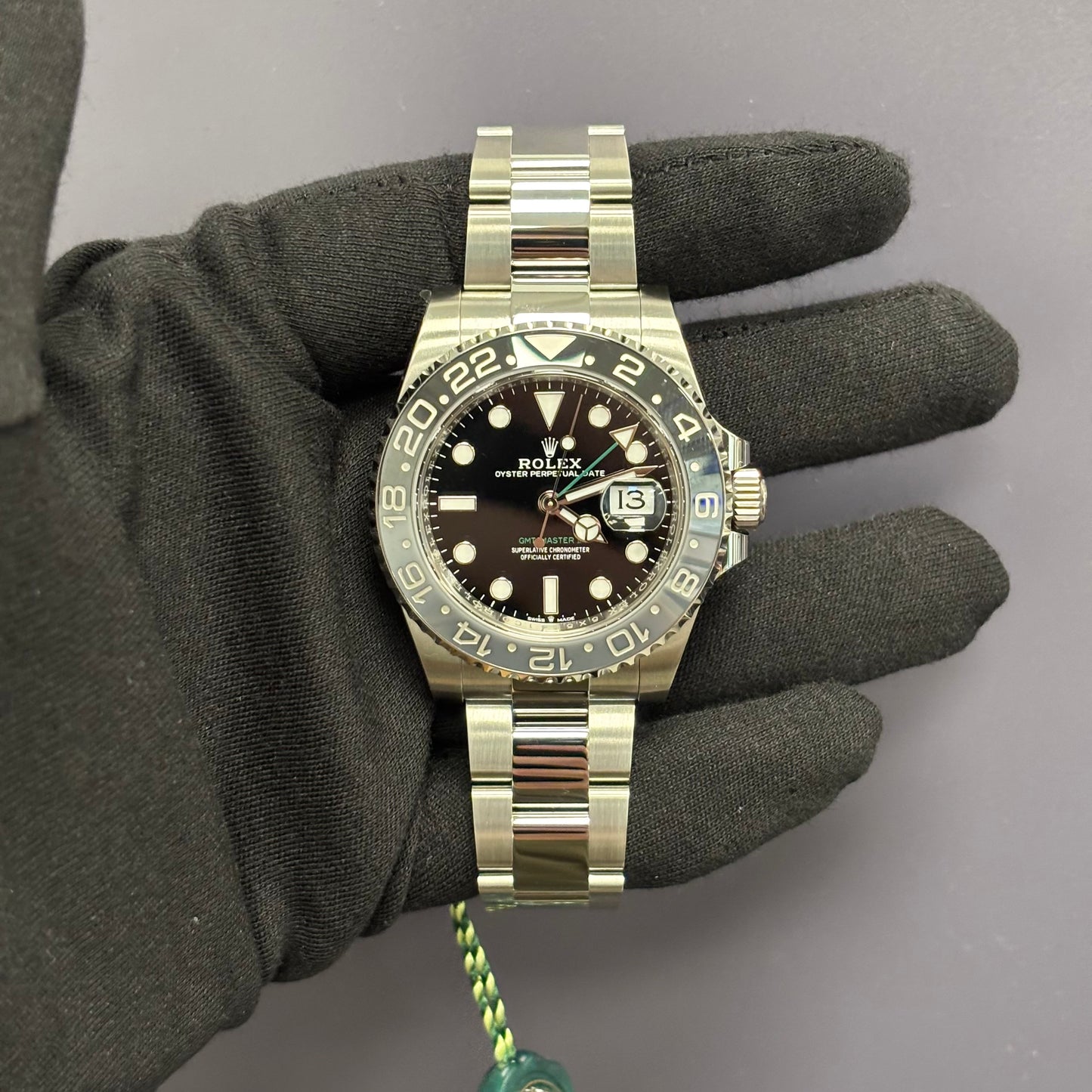 Rolex GMT-Master II 40mm Black Dial Ref# 126710GRNR