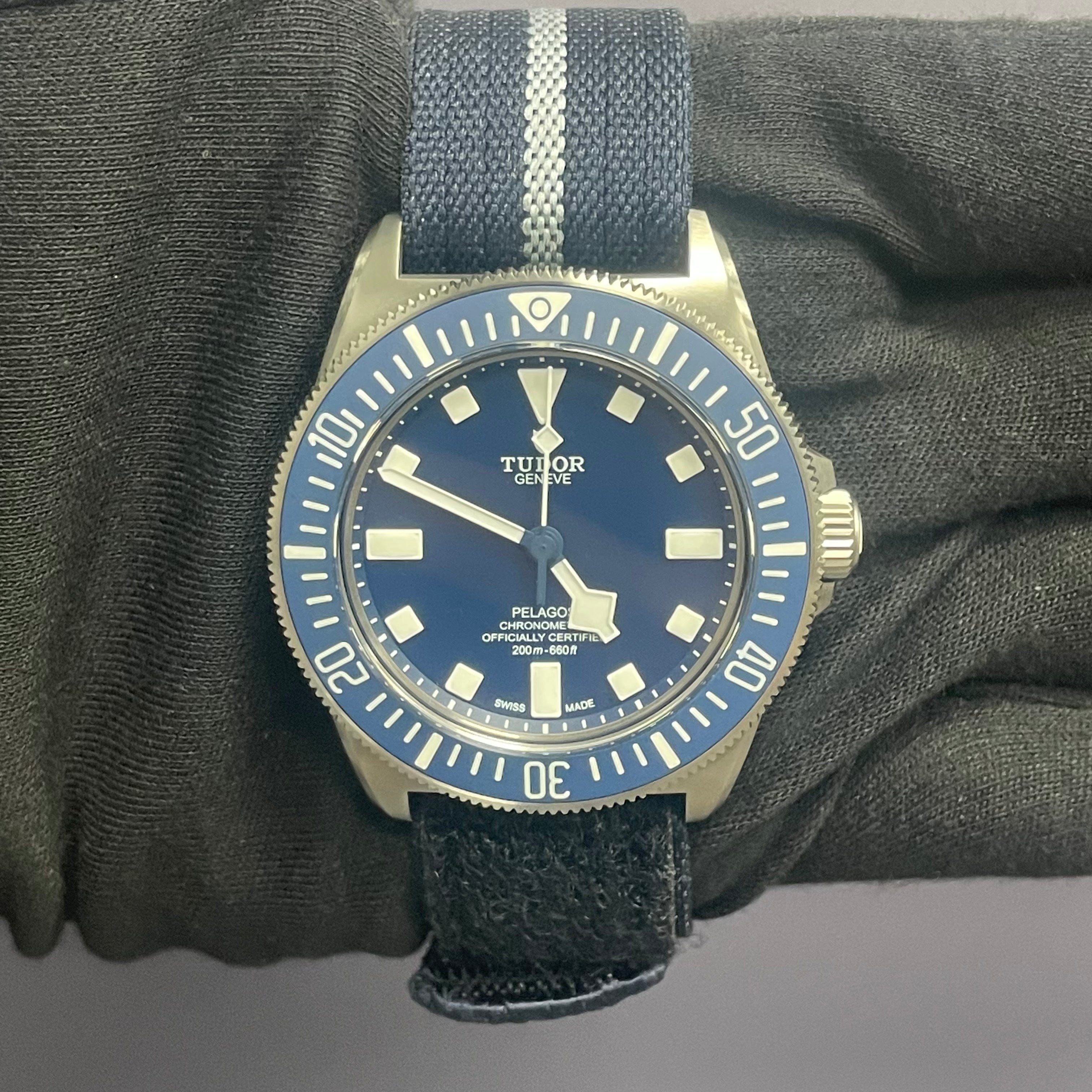 Tudor Pelagos 42mm Blue Dial Watch Ref# 25707B/24 - Happy Jewelers Fine Jewelry Lifetime Warranty